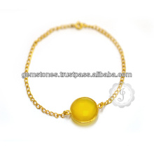 Chalcedony Gemstone Jewelry with Silver in Wholesale Price